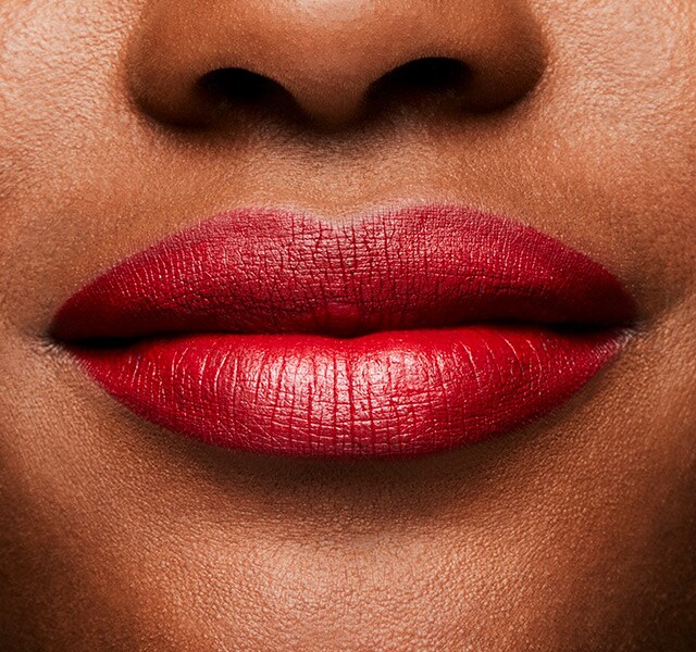 mac ruby woo lipstick on black women